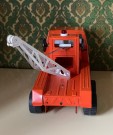 Sanson Junior stor orange kranbil modellbil i metall - Tonka Rico ESPANA Spain Spania 1970-tallet thumbnail