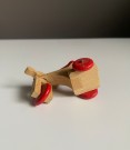 Lundby dukkehus møbler tilbehør 1:18 - Trehjuls sykkel/ barncykel (5185) 1980 tallet thumbnail