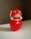 Roly-Poly celluloid plast hundefigur - Sovjet USSR 1960 tallet thumbnail