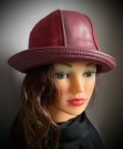 Vintage Bowler hatt i mykt skinn thumbnail