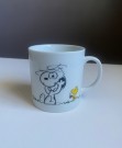 Snoopy Peanuts Characters porselens krus/ kopp med hank - Shultz United Feature Syndicate Inc. 1965 thumbnail