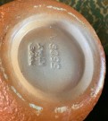 Mugge/ karaffel/ kanne frukt orange appelsin matt glasert steingods 6686 Italy Italia thumbnail