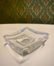 The Days Collection Sunday Dish/ golf skål i transparent kunstglass - Bertil Vallien Kosta Boda Sweden Sverige 1999 thumbnail