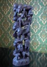 The Makonde Tree of life tribal art Afrikansk håndskåret figur/ skulptur/ statue i edeltre 1950/ 60 tallet thumbnail