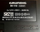  Grundig RR 1110 Stereo - Dobbel radio og kassettspiller, 1989 thumbnail