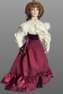  Gibson girl/ Franklin  Mint Heirloom - dukke i porselen thumbnail