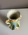 Antikk Art Deco vase i porselen, fuglemotiv - Tyskland/ Østerrike/ Tsjekkia thumbnail