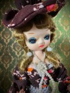 Original Bradley Big Eye cloth-faced  Faux-Bradley doll Kawaii dukke - Korea 1977 thumbnail
