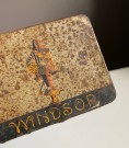 Landhandel reklame WINDSOR tobakk blikkboks/ metallskrin - H. Petterøe Tobakksfabrikk Oslo Norge 1900-1950 tallet thumbnail