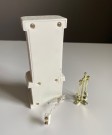 Lundby dukkehus møbel interiør 1:18 - peis/ vedovn/ kakkelovn og peissett 1980/ 90 tallet thumbnail