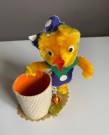 Påskedekor kitsch eggeholder piperenskylling - 1950/ 60 tallet thumbnail