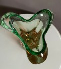 Bohemian Peach delite vase i kunstglass - Tsjekkia 1960/ 70 tallet thumbnail