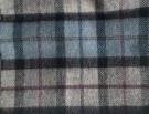 Inigo Jones - Grå/blått Engelsk ull skjerf thumbnail