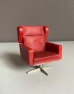 Charlotte møbler dukkehus møbel tilbehør 1:18 - Lenestol 1960 tallet  thumbnail