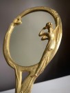 Jugendstil håndspeil i messing thumbnail