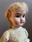 Antikk sovedukke Bisquit porselen H32 cm - Schoenau & Hoffmeister Tyskland 1900 tallet thumbnail