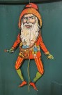 Ubrukt julekalender Advent Calender sprellemann jumping Jack nisse i papp J&CO Denmark thumbnail