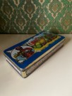 Reklame antikk metall/ blikkboks med lokk Registrada fruktkonfekt - Francisco Moreno S.A. Calahorra Spania 1920-tallet thumbnail