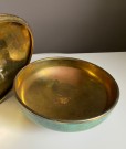 Art Deco skål i messing/ bronse 1920- 1950 thumbnail