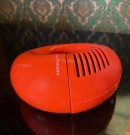 Toot a loop orange Space Age radio R-72 i plast - National Panasonic Japan 1970 tallet thumbnail