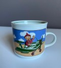 Jon Blund/ Sandman, kopp og skål i porselen - Tyskland 1960/ 70 tallet thumbnail
