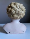 Antikk Parian Fashion dukkehode byste bisque porselen (81 DEP 9.) H13 cm - Tyskland 1880 tallet thumbnail