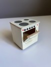 Lundby dukkehus møbler tilbehør 1:18 - Komfyr kjøkken 1960 tallet thumbnail