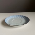 Enkelt tefat Blå Maud modell Bogstad kaffe/ bordservice i porselen med sølvdekor - Porsgrund porselen PP Norge  thumbnail