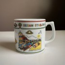 Barneservice Sesam stasjon/ Bjarne betjent Porselens krus/ kopp med hank - Porsgrund porselen PP Norway 1990 tallet thumbnail