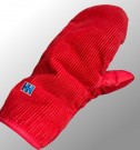  Helly Hansen votter/ vanter - rød cordfløyel thumbnail
