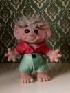DAM lykketroll Dammit troll H21 cm USA 1960-tallet thumbnail