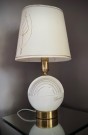 Tidstypisk Funkis bordlampe i porselen - Italia 1980 tallet thumbnail