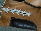Rustikke boksehansker i brunt skinn 14oz 1950/60-tallet thumbnail