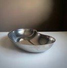 Medisinsk utstyr antikk pussbekken skål i rustfritt stål - Cultura STAINLESS AB Silver & Stål Sweden 1930 tallet thumbnail