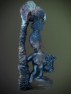 Kitschy vegghengt figur i gips - 1960 tallet thumbnail