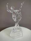 Blykrystall ballerina figur - Royal Crystal rock Italia, 1980 tallet thumbnail