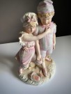 Stor antikk bisquit/ bisque porselensfigur/ skulptur/ statue - Heubach Tyskland 1900 tallet thumbnail