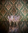 Kosta Igloo lysestake i klart kunstglass - Göran Wärff Kosta Boda Sweden Sverige 1970/ 80 tallet thumbnail