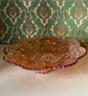 Stort fat/ skål i orange Luster/ Karnevalsglass thumbnail