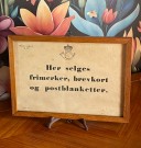 Postverket informasjonsskilt salg av frimerker, brevkort og postblanketter Haugesund thumbnail