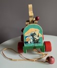 Bamse, trekkleke i tre - Kina,1950/60 tallet. thumbnail