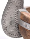 Kjenge/ trau/ skål/ ølbolle i tre med historis design viking drageformede hanker i tinn/ pewter - SAGA TINN Norway thumbnail