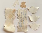 Lott 7 stk glansbilder med nisse/ engle/ jule motiv 1920-1960 thumbnail