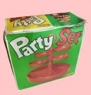 Serveringsfat i rød plast - England, 1970 tallet thumbnail