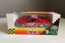 Rød Diecast Porsche miniatyr modellbil 1:40 - Polistil Italia 1983 thumbnail