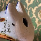 Owl ugle figur/ skulptur i glasert keramikk - Ken Edwards Studio El Palomar Mexico thumbnail
