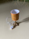 Lundby dukkehus møbler tilbehør 1:18 - stor bordlampe med messingfot (6163) 1980 tallet thumbnail