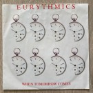 When tomorrow comes singelplate Eurythmics 1986 thumbnail