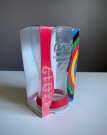 Reklame McDonalds Coca-Cola glass med rødt wristband i ubrutt eske - The London 2012 Olympic games  thumbnail
