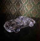 Crystal Porsche 911 modellbil i krystallglass - Hof Bauer Germany Tyskland thumbnail